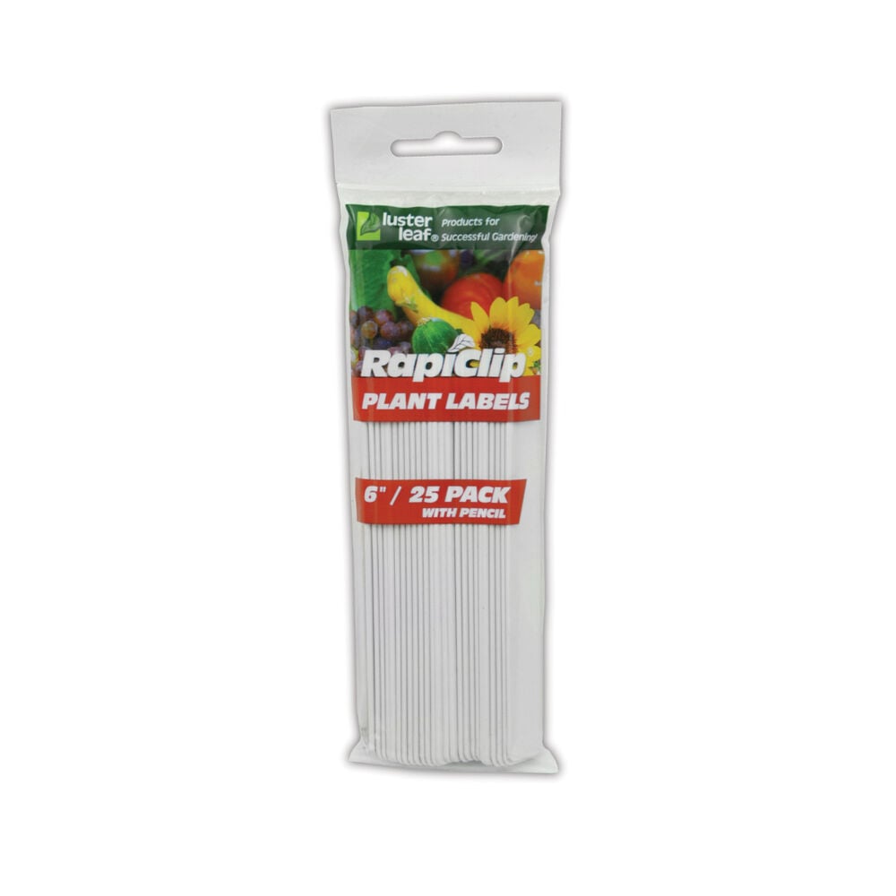 image of Rapiclip Plant Labels with Pencil- 6 in. 25 pk