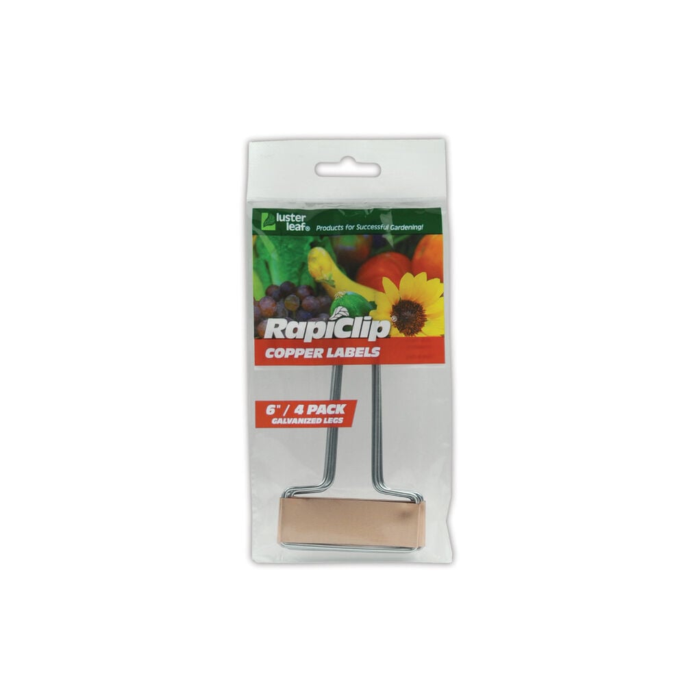 image of Rapiclip Copper Labels- 6 in. 4 pk