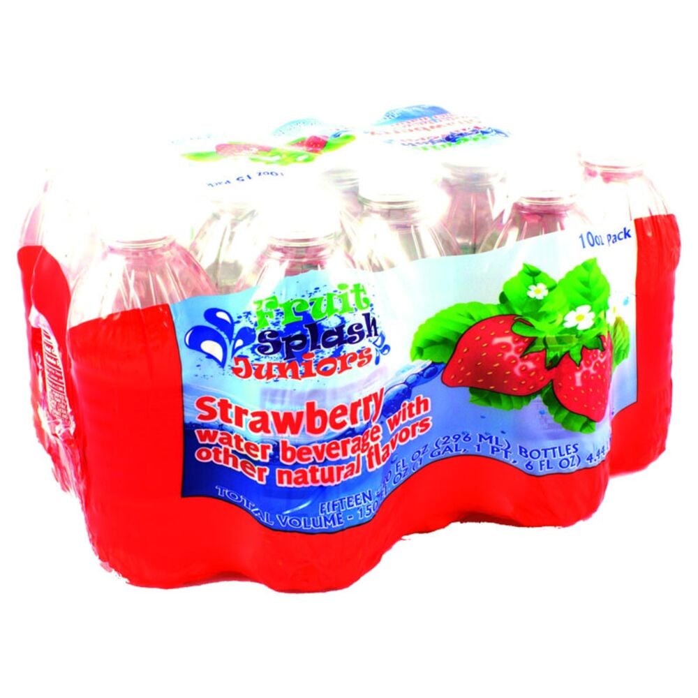 image of Strawberry Flavored Water, 10 oz, 15 pack