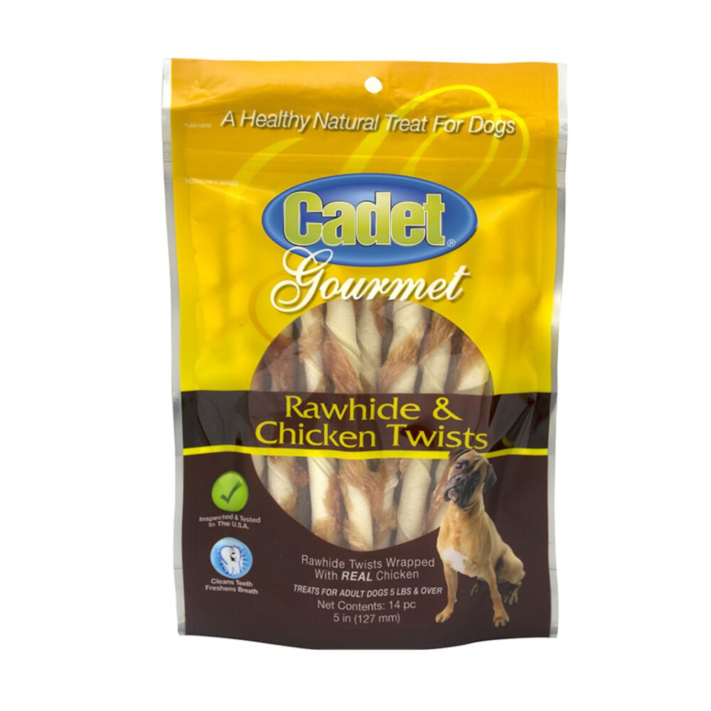 image of Rawhide & Chicken Twists, 14 pieces