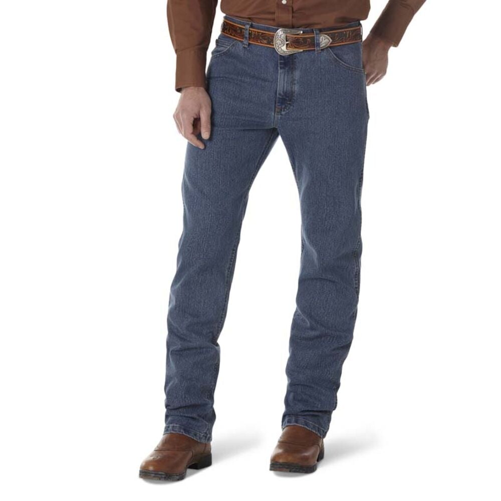 image of Men's Premium Performance Advanced Comfort Mid Rise Cowboy Cut Regular Fit Jean