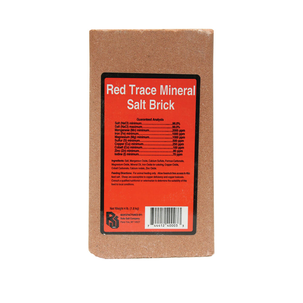 image of Trace Mineral Salt Brick, 4 lbs