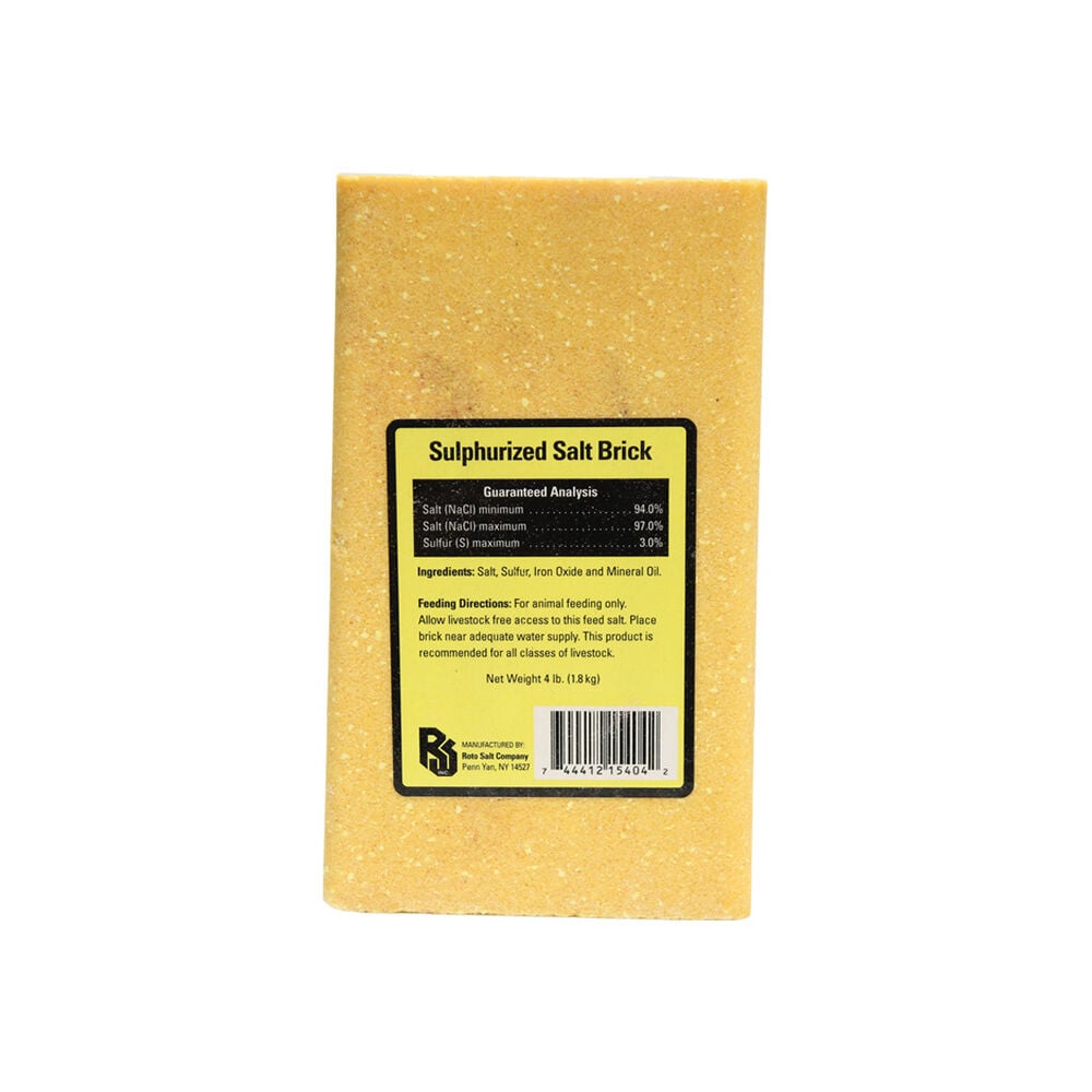 image of Sulfur Salt Brick, 4 lbs