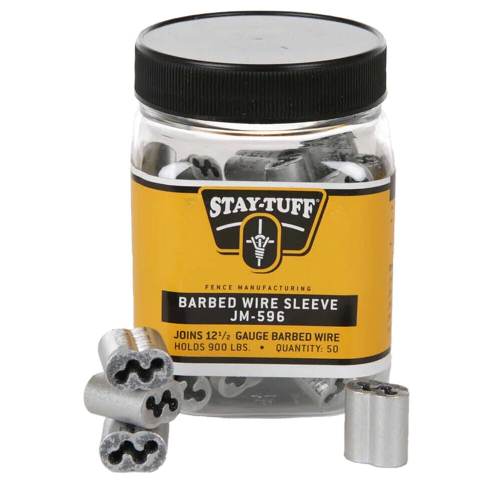 image of 12.5 ga Barbed Wire Sleeve, 50 pc