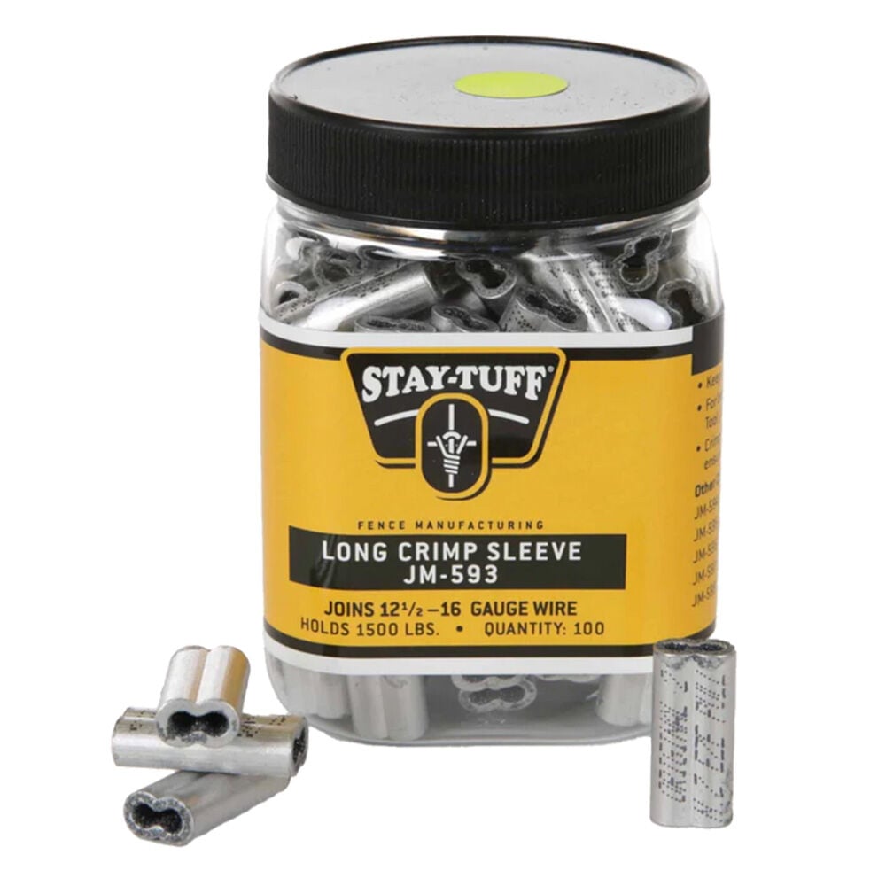 image of 12.5 ga Long Crimp Sleeve, 100 pc