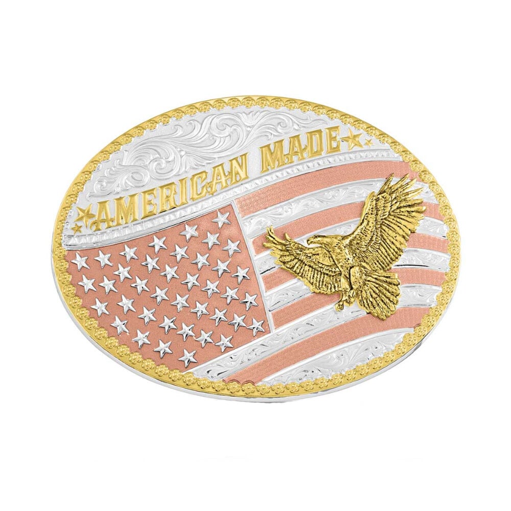 image of Big Bold Stripes American Made Classic Buckle