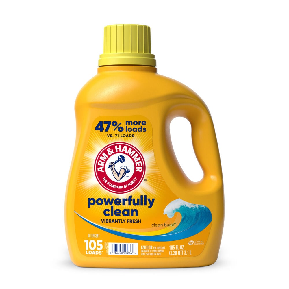 image of Laundry Detergent, Clean Burst, 105 oz