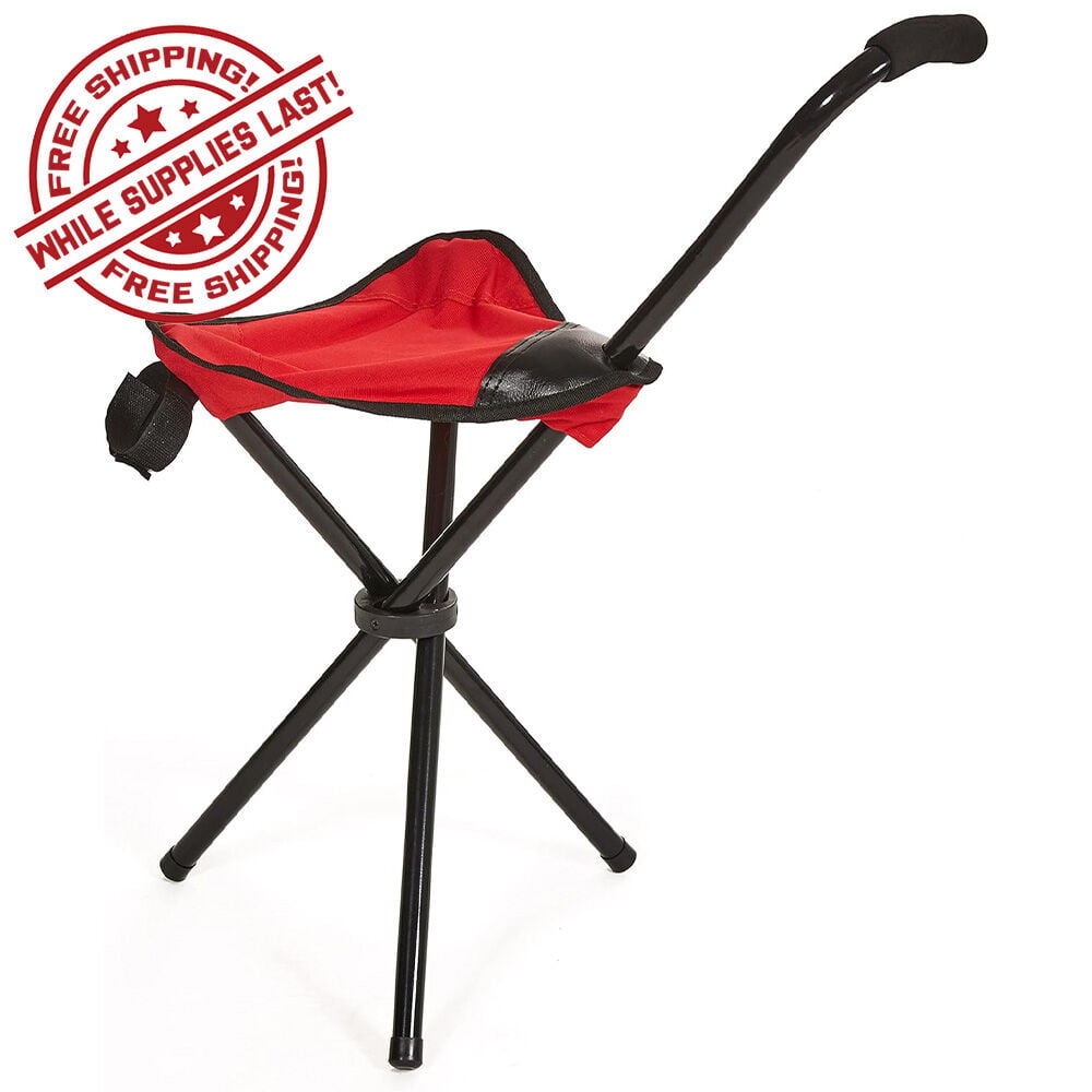 image of Red Walking Cane Seat