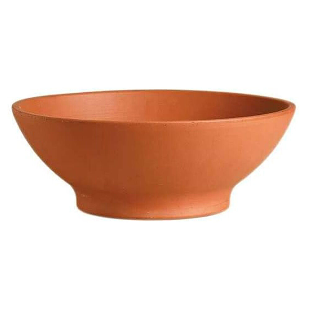 image of Terra Cotta Low Bowl, 14 in
