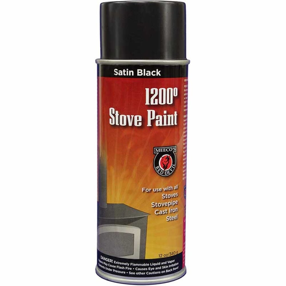 image of Black Satin Stove Spray Paint