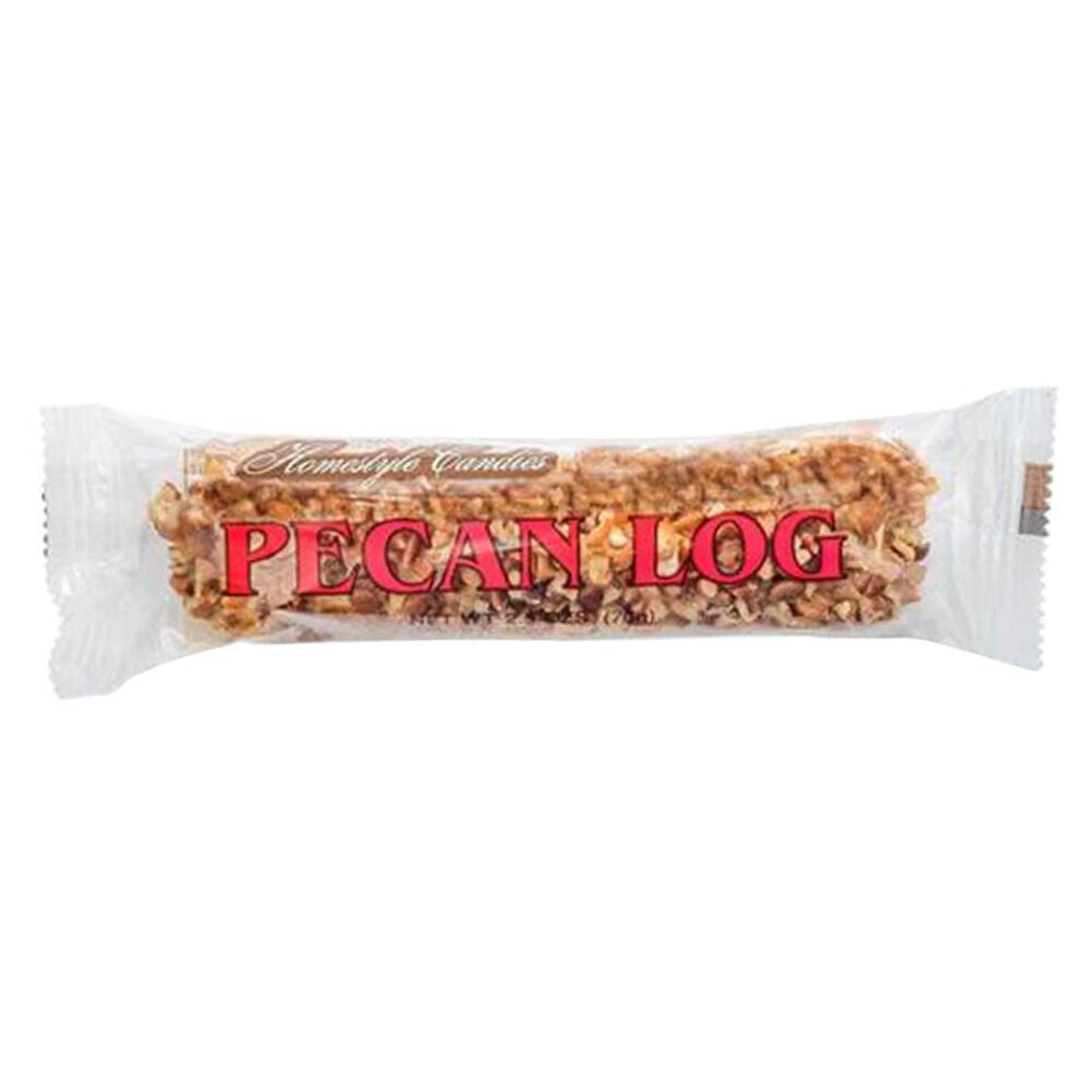 image of 2.5 oz Pecan Log Candy Bar