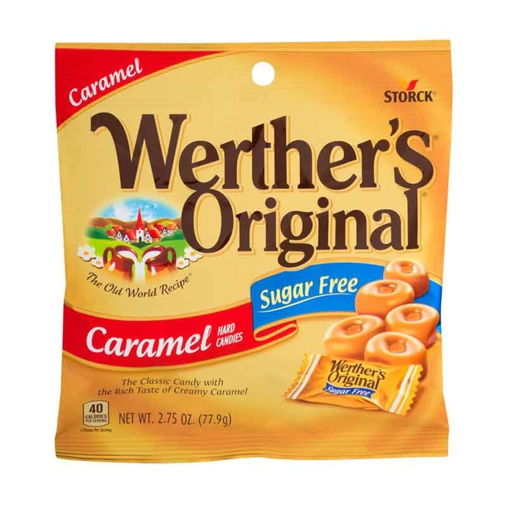 image of Werther's Original Sugar Free Caramel Hard Candies, 5.5 oz