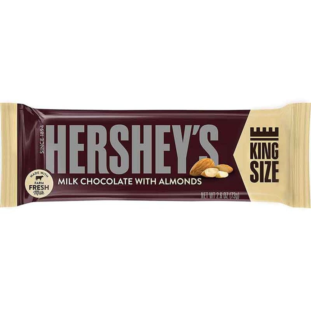 image of King Size Milk Chocoalte Bar with Almonds