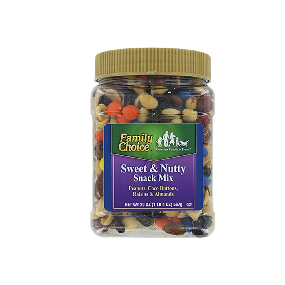 image of Sweet and Nutty Snack Mix, 14 oz