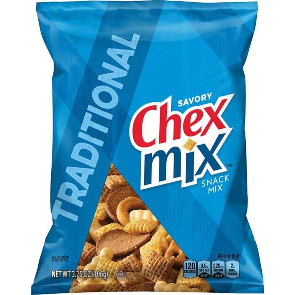image of General Mills Chex Mix Traditional Snack Mix, 3.75 oz