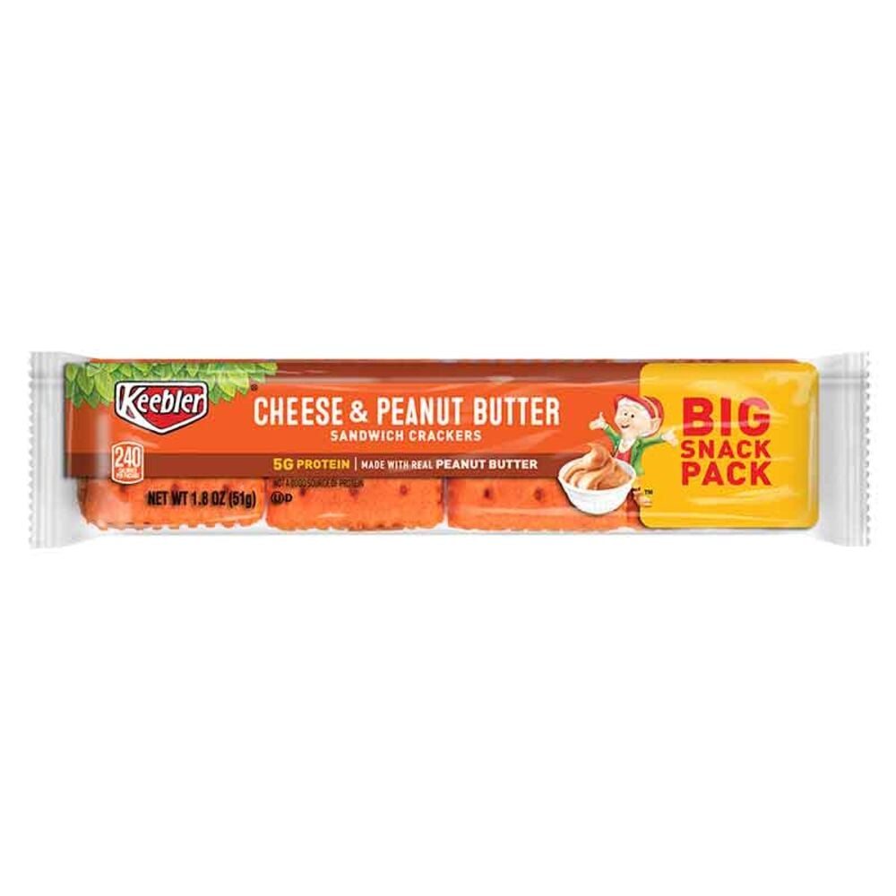 image of Cheese & Peanut Butter Sandwich Crackers