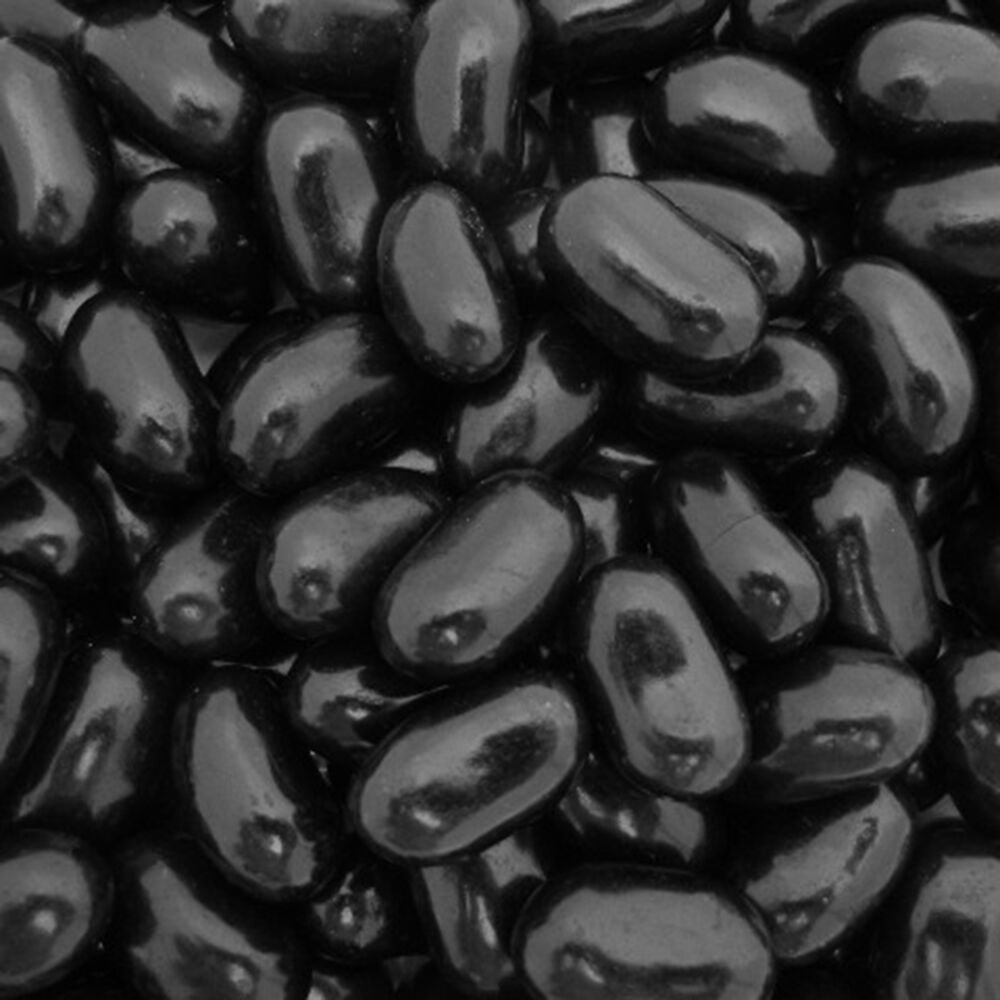 image of Black Jelly Beans, 12 oz