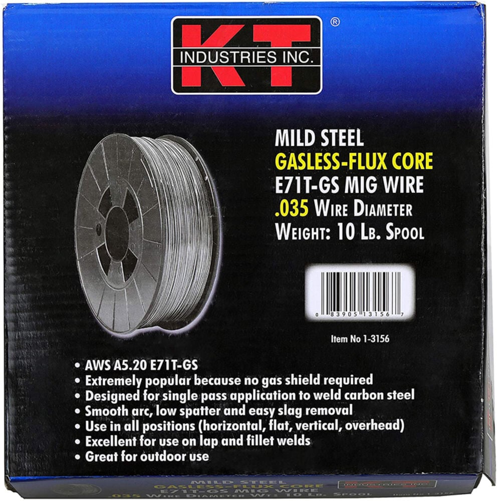 image of 458746 0.035 Flux Core Mig Wire, 10 lb.