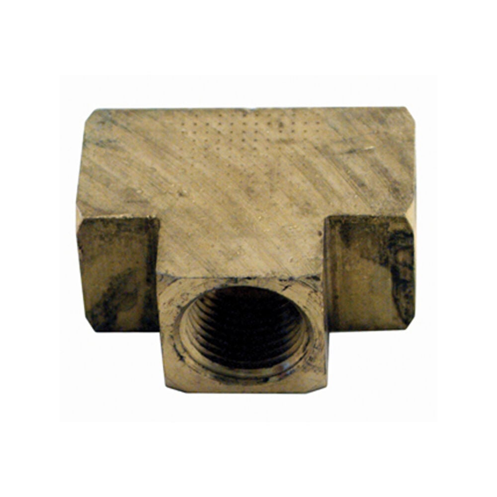 image of Brass T, 1/4-in NPT