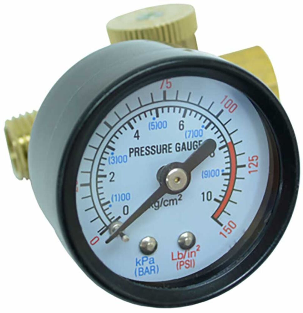image of In Line Air Flow Regulator with Gauge