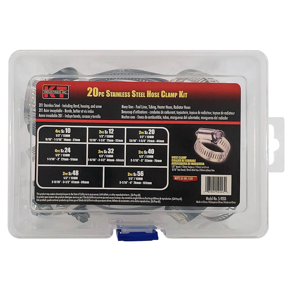 image of Hose Clamp Kit, 20 pc