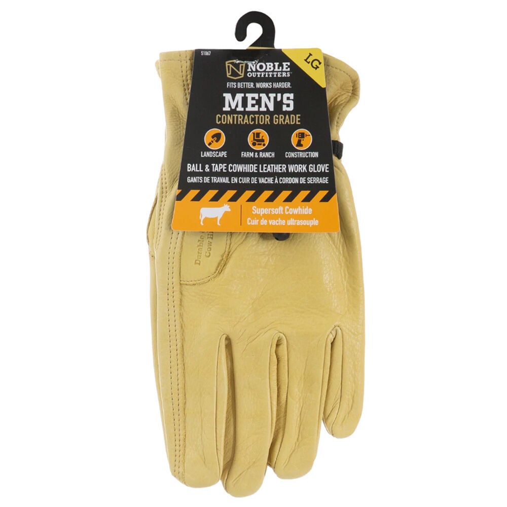 image of Men's Cowhide Ball and Tape Work Gloves