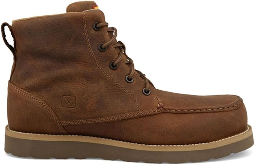 image of Men's 6 in Work Boot- Wedge Sole, Rawhide