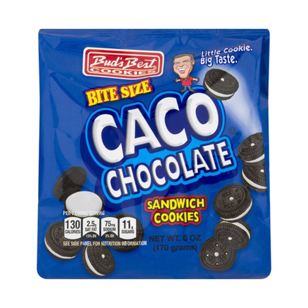 image of CACO Chocolate Sandwich Cookies, 6 oz