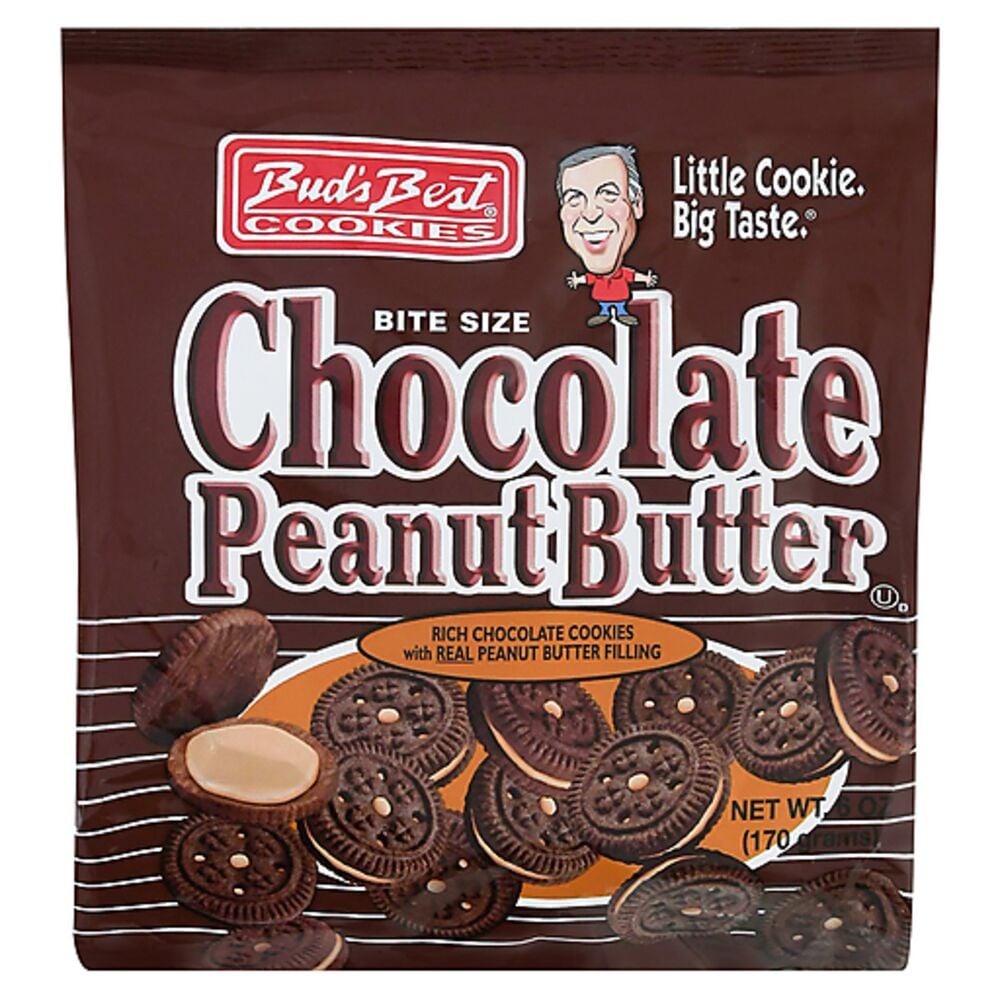 image of Chocolate Peanut Butter Sandwich Cookies, 6 oz