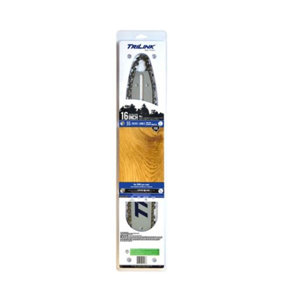 TOOLSTORM 16 Inch Chainsaw Bar And Chain Combo - 3/8 LP .050 56DL - Fits McCulloch, Husqvarna & More