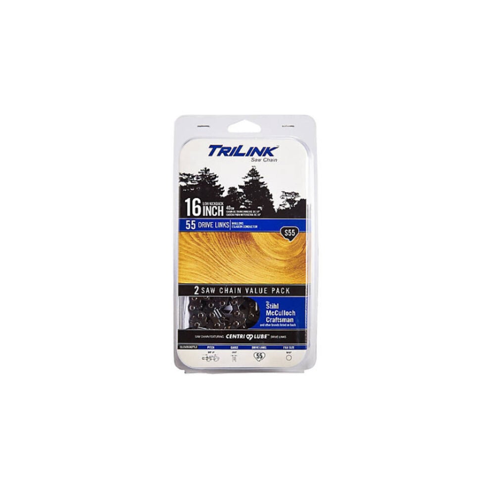 image of Chainsaw Chain Twin Pack, S55
