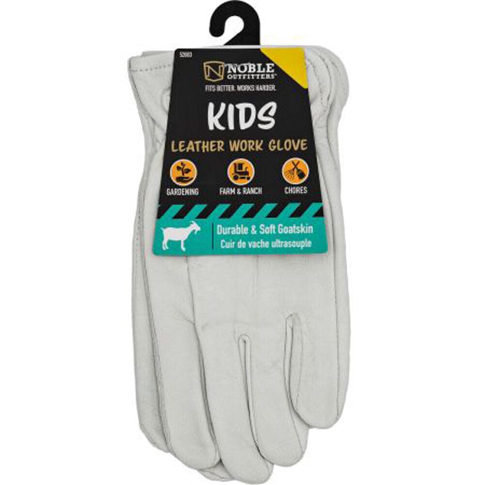 image of Kid's Goatskin Leather Work Gloves