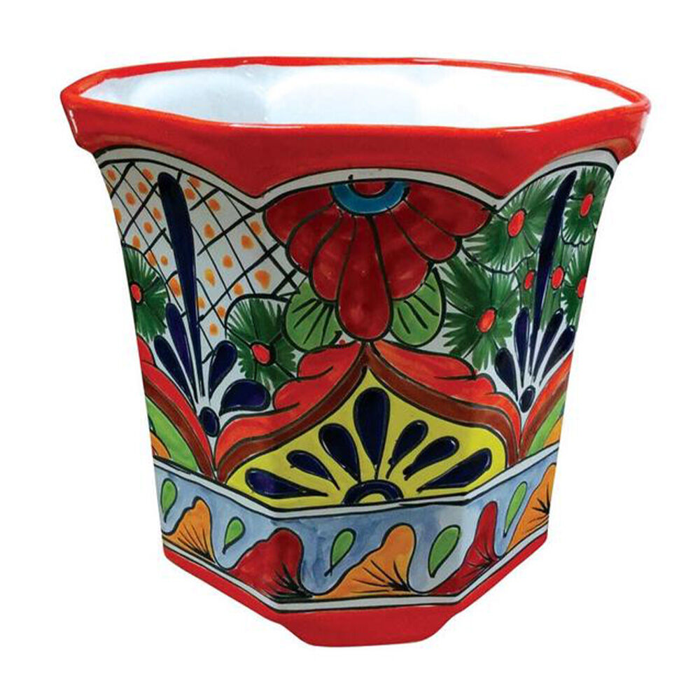 image of 12 in Octagonal Talavera Planter