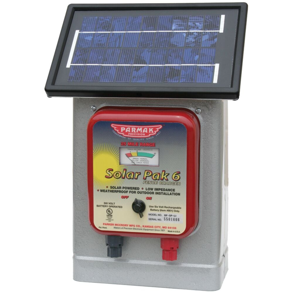 image of 6V Solar Fence Charger, 25 miles