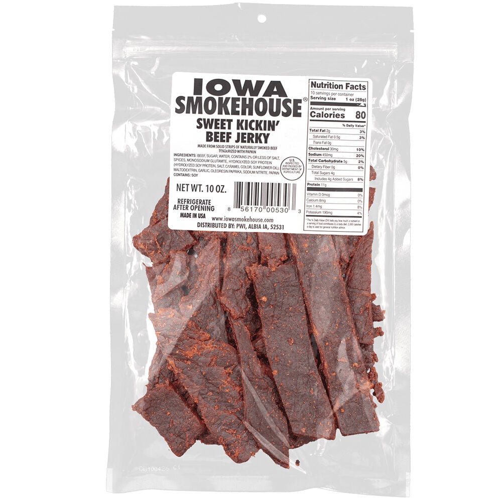 image of Sweet Kickin' Beef Jerky, 10 oz