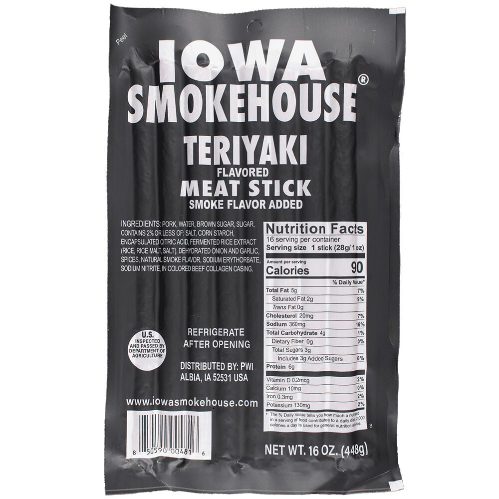 image of Teriyaki Meat Sticks, 16 oz