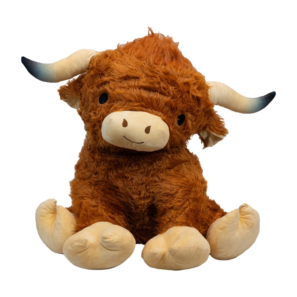 image of Highland Cow Plush, 36 in