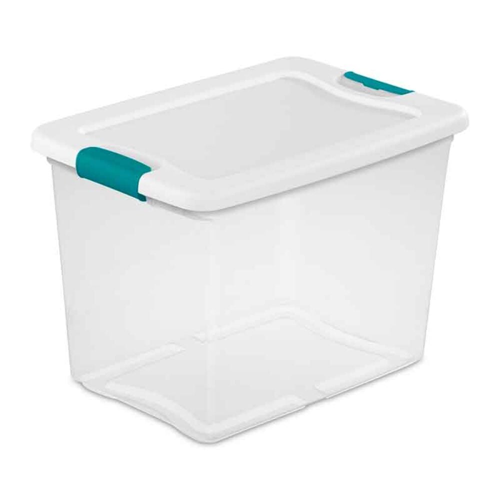 image of 25 Quart Latching Storage Box