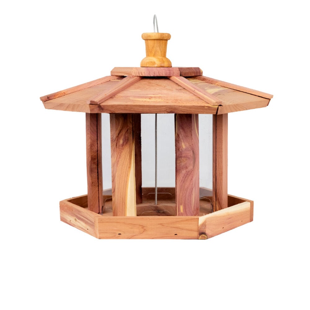 image of Gazebo Cedar Bird Feeder