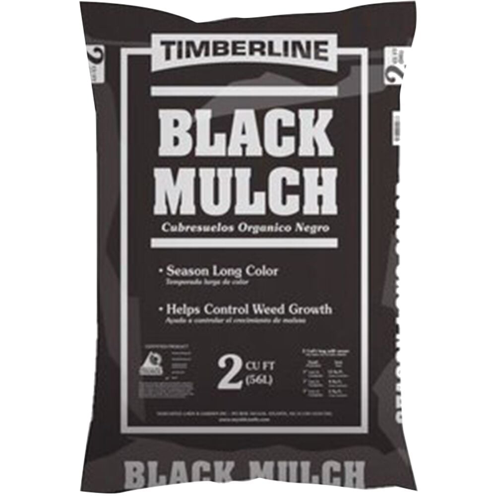 image of Black Hardwood Mulch, 2 cu ft