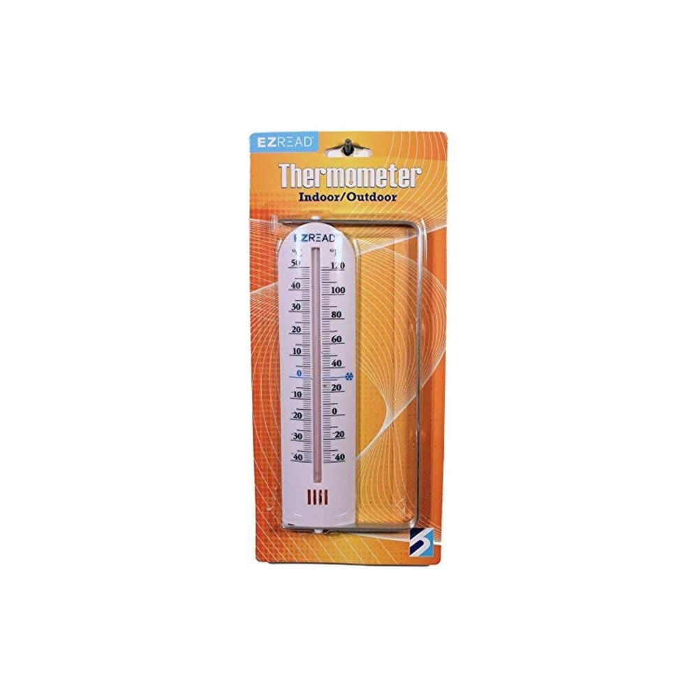image of EZ Read Indoor and Outdoor Thermometer, 9-Inch