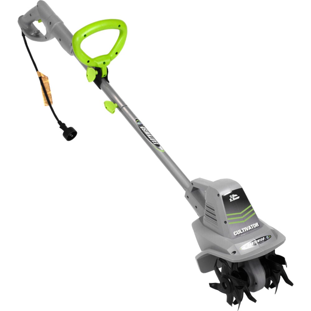 image of  7.5-inch Wide 2.5-Amp Motor Corded Electric Tiller/Cultivator