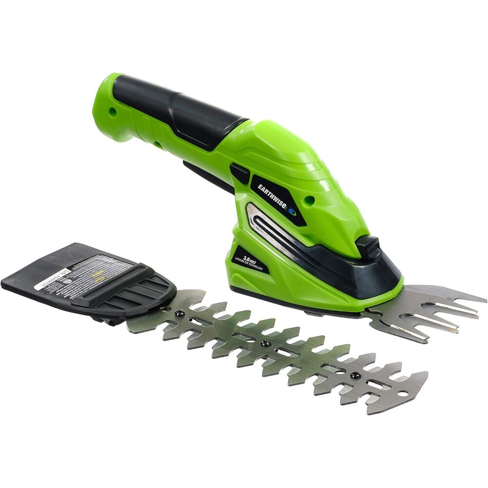 image of Cordless Rechargeable 2-in-1 Shrub Shear and Hedge Trimmer
