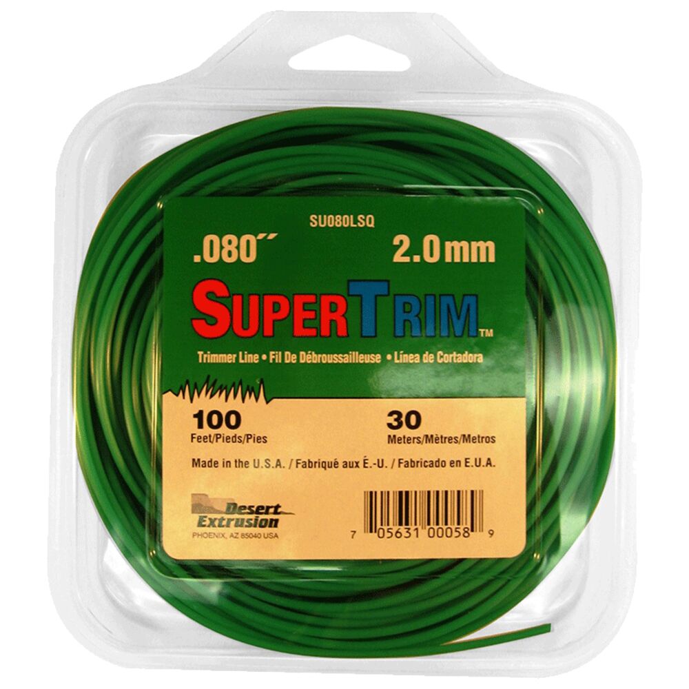 image of Commercial Grade Mid Range Round Grass Trimmer Line, 0.080 in, 100-ft