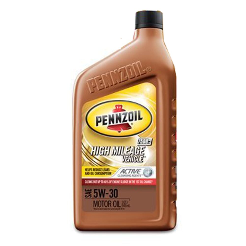 image of High Mileage Vehicle 5W30 Motor Oil, 1 qt