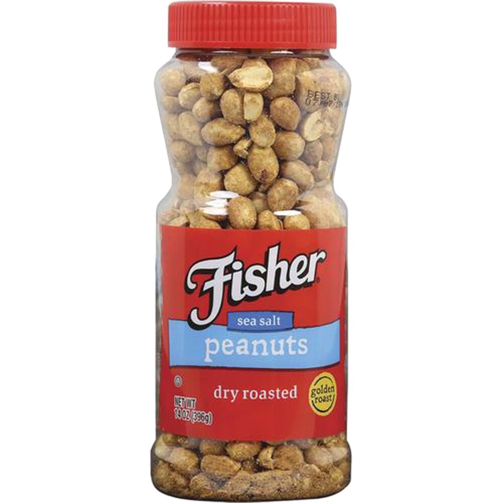 image of Dry Roasted Peanuts, 14 oz