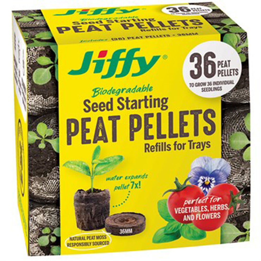 image of Peat Pellet Seed Starting, 36 mm