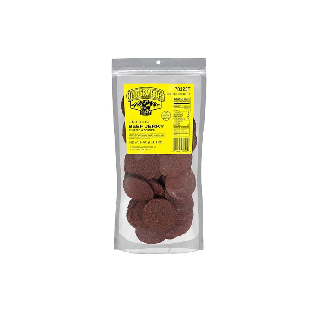 image of Double Eagle Beef Jerky Rounds- Teriyaki, 21 oz