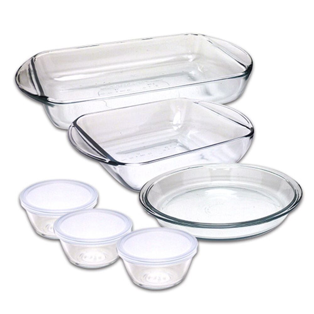 image of 9 Piece Glass Bakeware Set