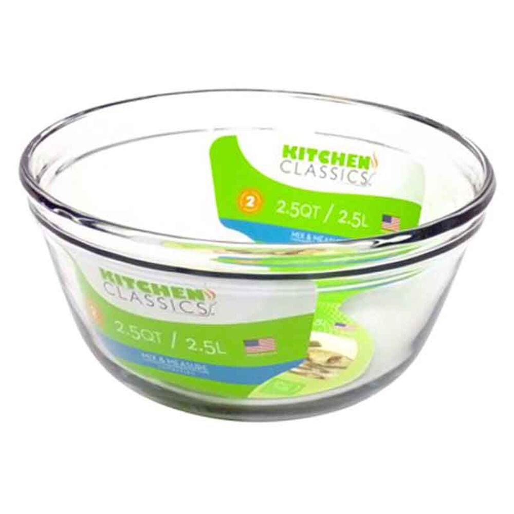 image of 2.5-qt Glass Mixing Bowl